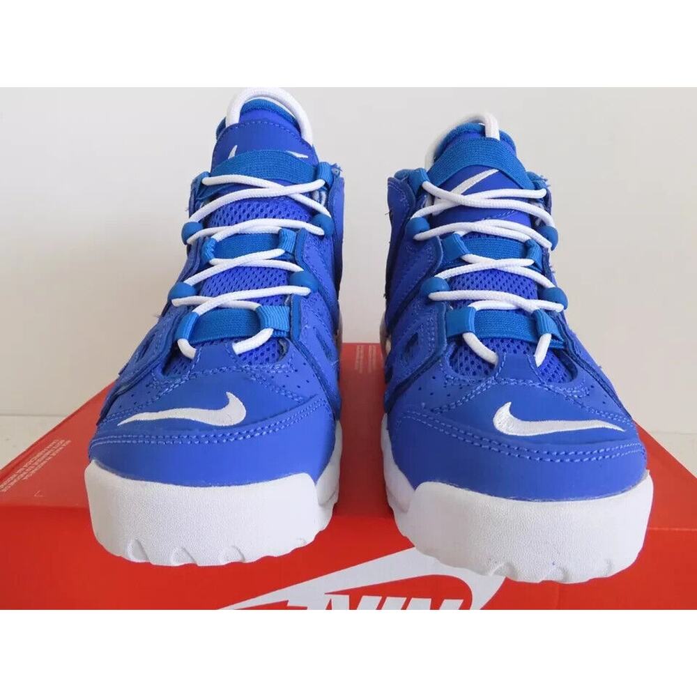 NIKE AIR MORE UPTEMPO (GS) MEDIUM BLUE-WHITE SZ 6Y-WOMENS SZ 7.5 [DM1023-400] - Picture 3 of 5